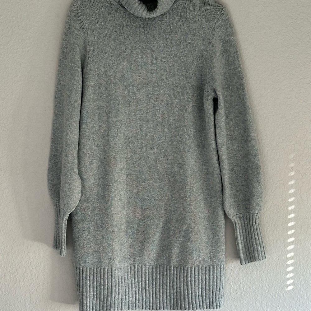 Wallflower Heather Gray Turtleneck Sweater Dress